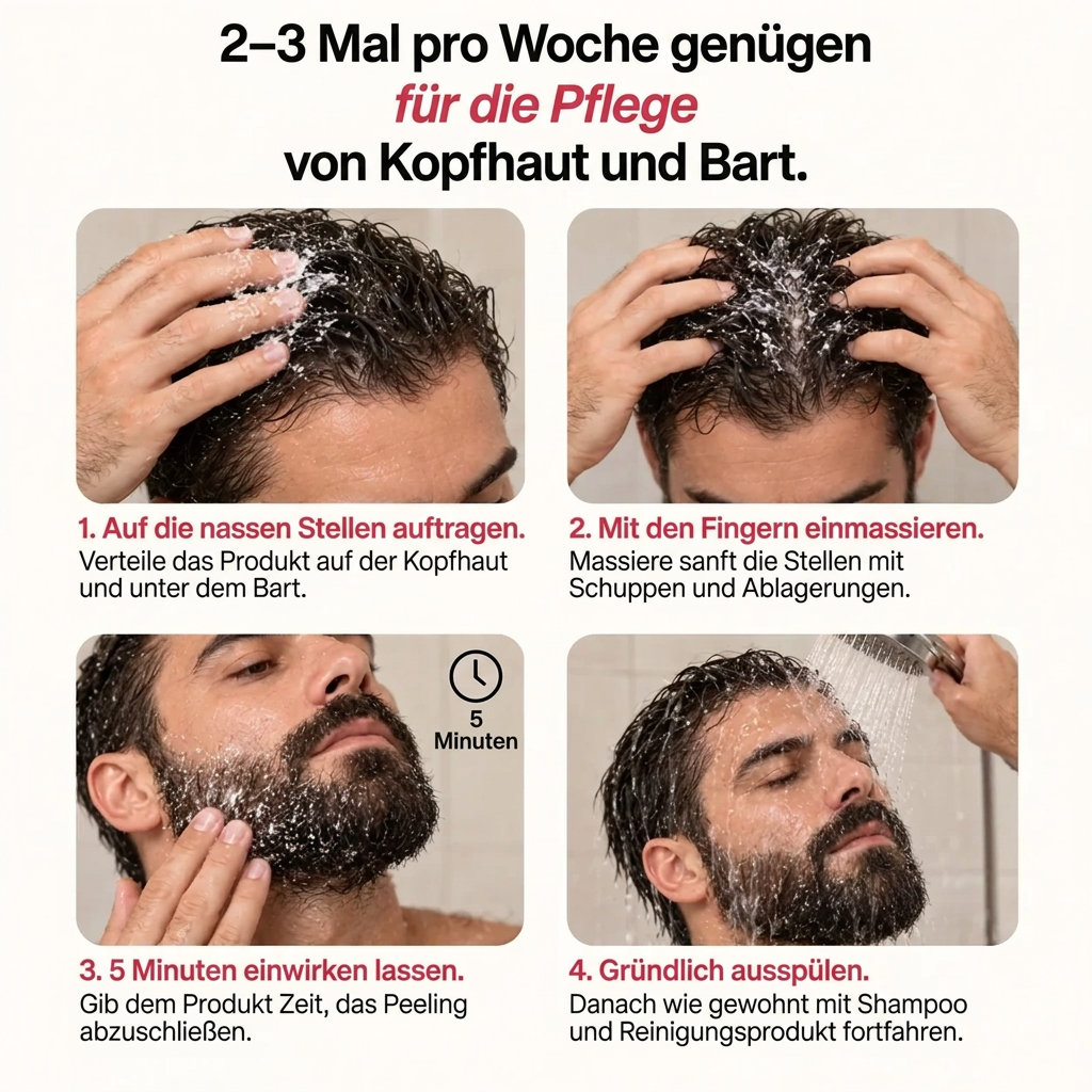Scrub-Pflege für Herren